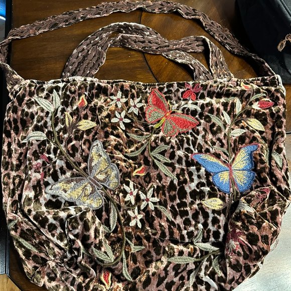 Johnny Was Penelope Velvet Tote Bag - Picture 5 of 5